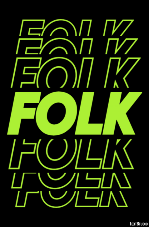 Folk Text Effect