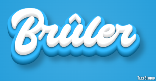 Brûler Effet de Texte