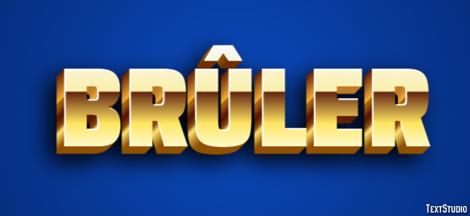 Brûler Effet de Texte