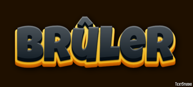 Brûler Effet de Texte