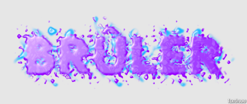 Brûler Effet de Texte