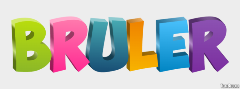 Brûler Effet de Texte