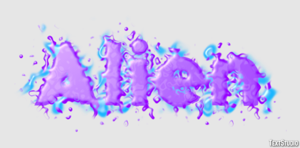 Alien Texteffekt