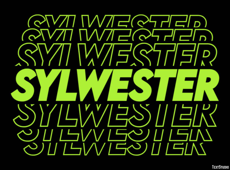 Sylwester Efekt tekstowy