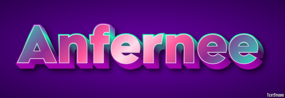 Anfernee Text effect