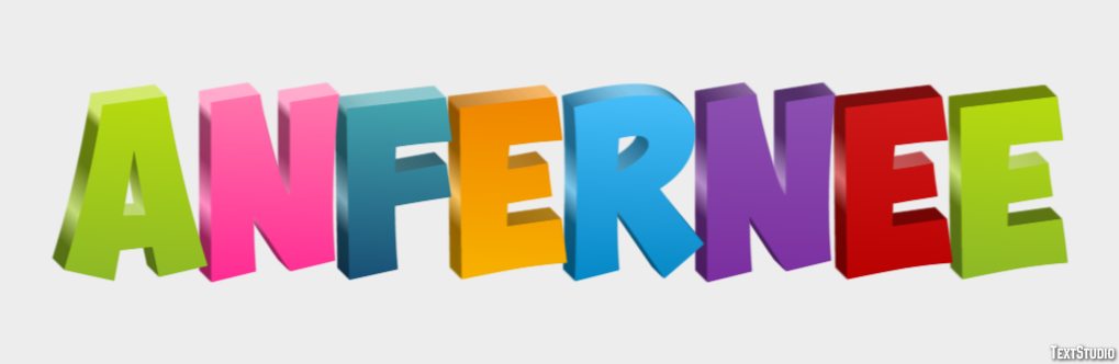 Anfernee Text effect