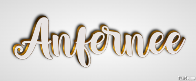 Anfernee Text Effect