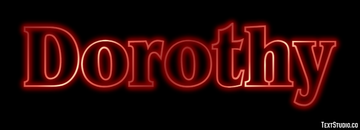 Dorothy Tekst Effect