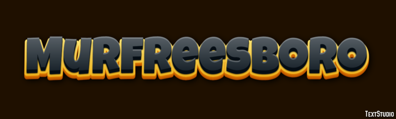 Murfreesboro テキスト効果