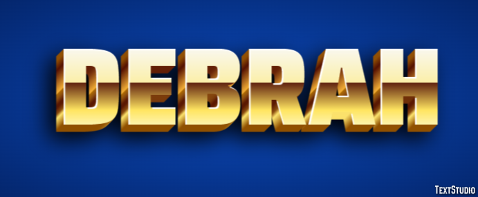 Debrah Text Effect