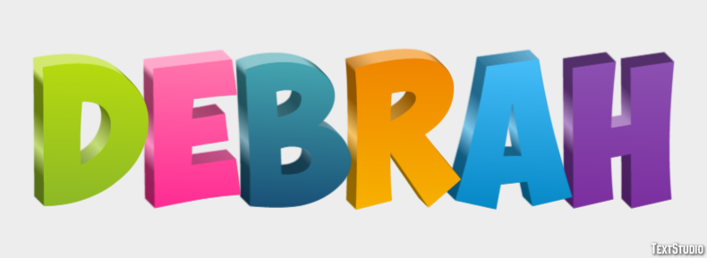 Debrah Text Effect