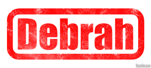 Debrah Texteffekt
