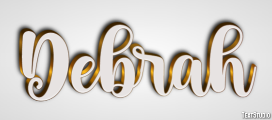 Debrah Text Effect