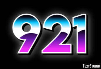 921 Text Effect
