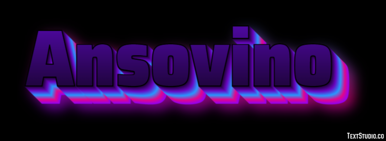 Ansovino Texteffekt