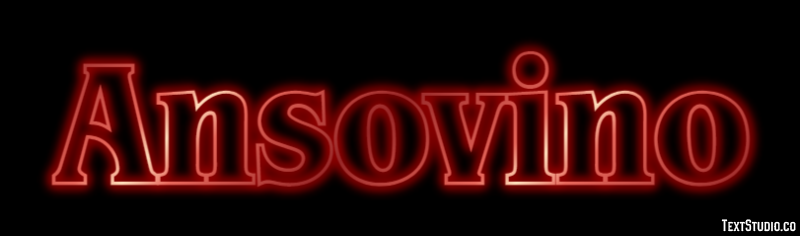 Ansovino Texteffekt