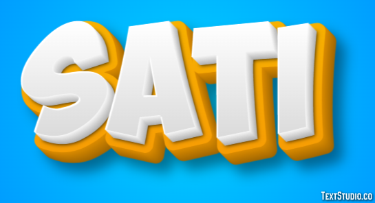 Satı Text Effect