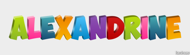 Alexandrine Effet de Texte