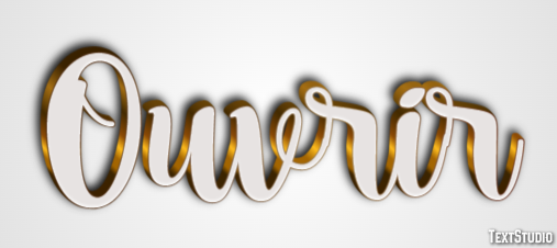 Ouvrir Effet de Texte