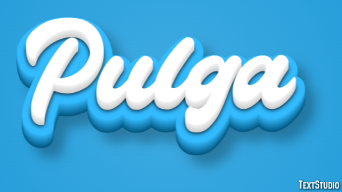 Pulga Efecto de Texto