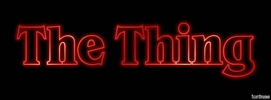 The Thing Tekst Effect