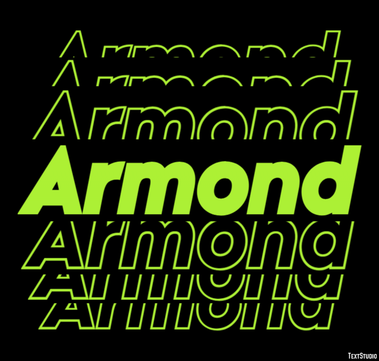 Armond Text effect