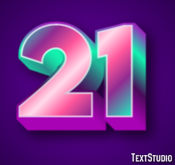 21 Text Effect