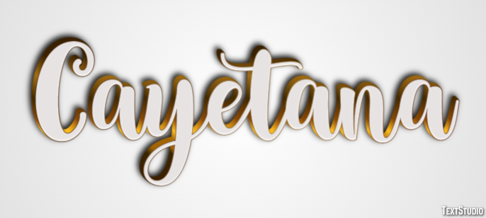 Cayetana Efecto de Texto