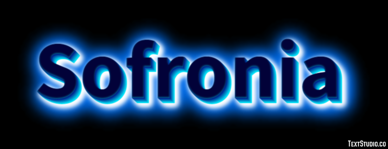 Sofronia Effetto testo