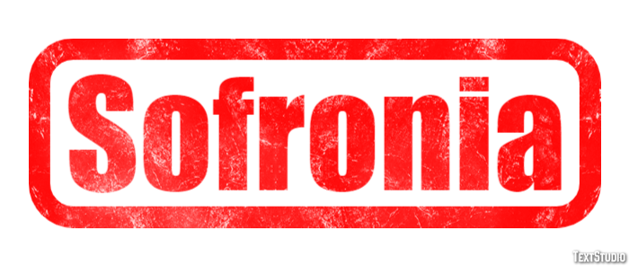Sofronia Effetto testo