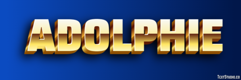 Adolphie Text effect