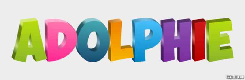 Adolphie Text effect