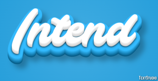 Intend Text Effect