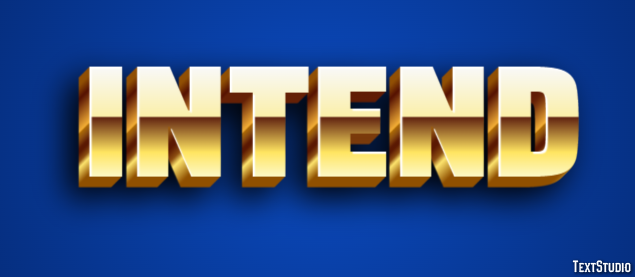 Intend Text Effect