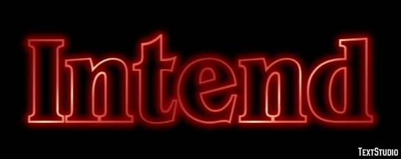 Intend Text Effect