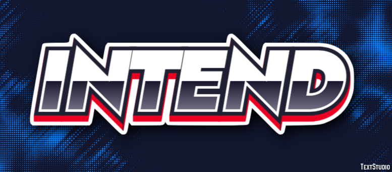 Intend Text Effect