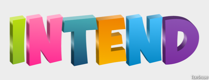 Intend Text Effect