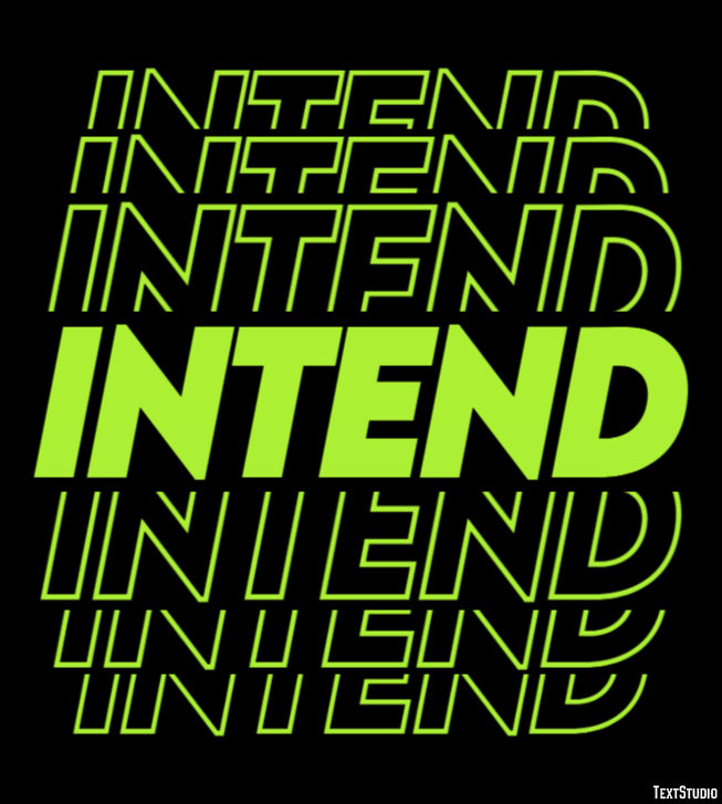 Intend Texteffekt