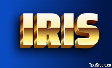 Iris Effet de Texte