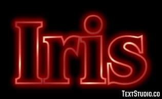 Iris Efekt tekstowy