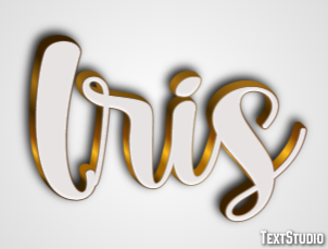 Iris Effet de Texte