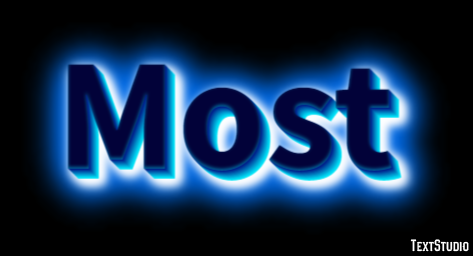 Most Text Effect