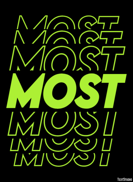 Most Text Effect