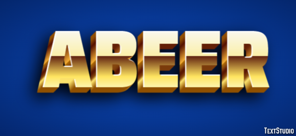 Abeer Tekst Effect