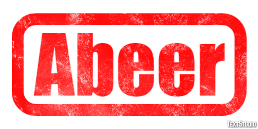 Abeer Efeito de texto