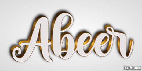 Abeer Tekst Effect
