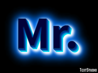 Mr. Text Effect