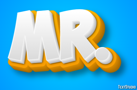 Mr. Text Effect