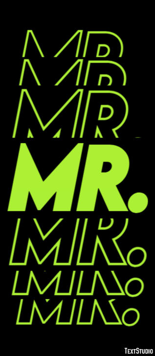 Mr. Text Effect