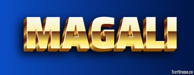 Magali Text Effect